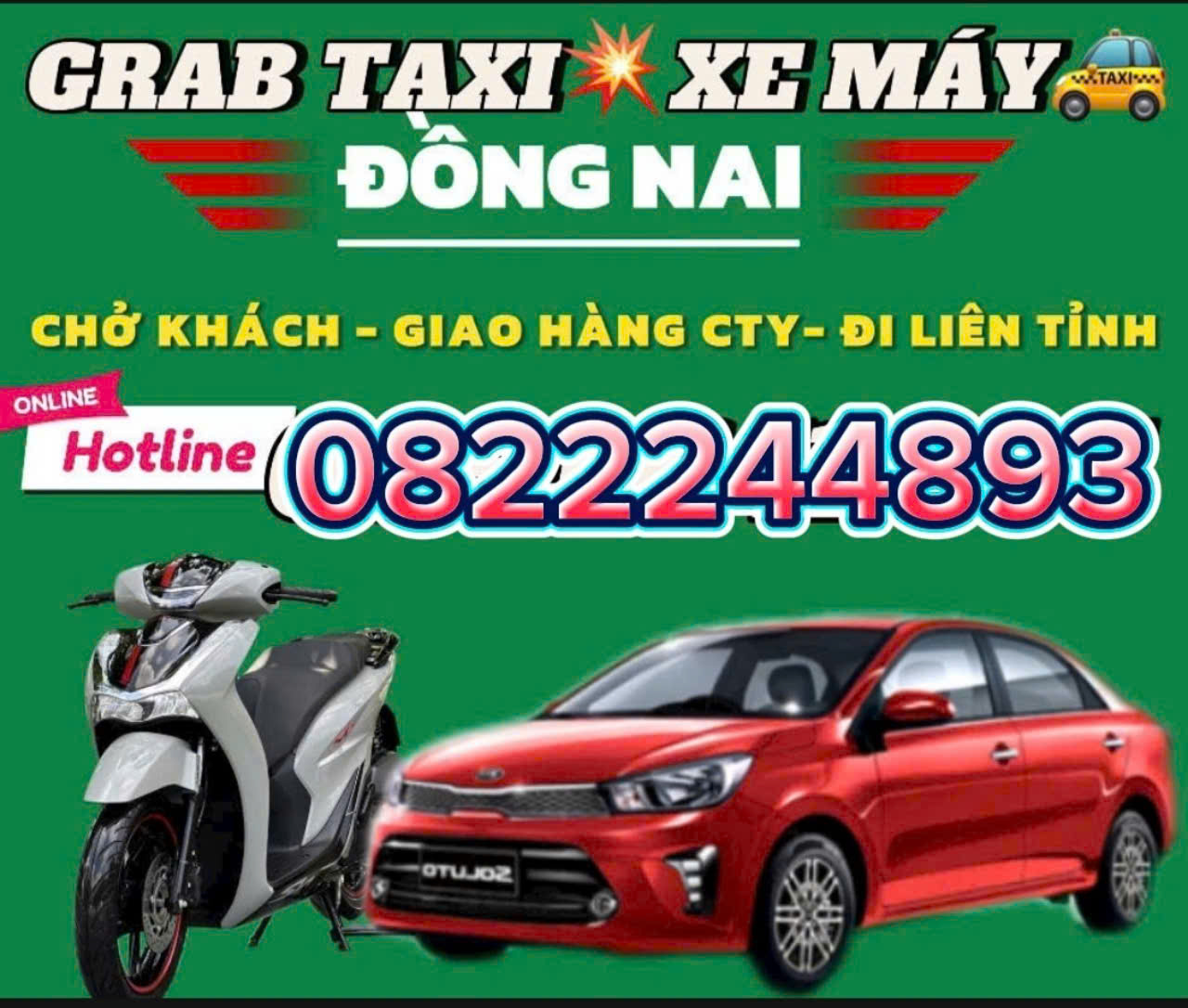 XE ÔM GRAB ĐỒNG NAI